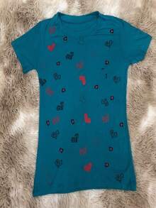 Women's Baby Look Gold Cat New Release - 綠色 - 查看 2