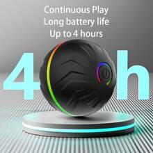 Pet Electric Toy, Smart Bouncing Ball, Intelligent Jumping Rolling Interactive Dog Toy Ball, Exercise Activation Automatic Rolling Ball Toy, Suitable For Small/Medium/Large Dogs, USB Rechargeable, Random Color - Multicolor - View 10