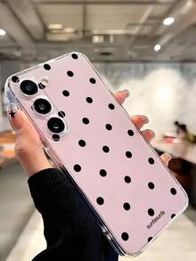1个黑色波点软手机壳，兼容华为荣耀、Galaxy A04e/12/A13/A14/A34/A50/A52/A53/A54/S21/S22/S23/S24/S25/S25 Ultra/S25 FE/S26/S26 Plus/S26 Ultra/S26 Edge、6A/7A/8A、12T/13T/15T/15T Pro，国际版，非国内版 - 無色 - 查看 7