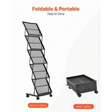 Expandable Files - Bodenständer mit Rollen-Sockel, 5 ฟาเชอร์ - ดู 5