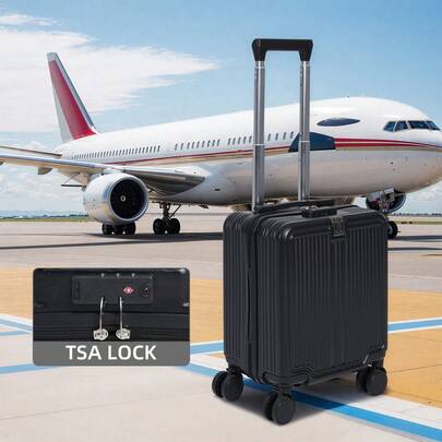 Carry On Suitcase Luggage Hand Baggage Travel Bag Small Case TSA Lock 14" 16"