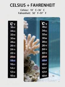 1pc Fish Tank/Reptile Temperature Sticker, Suitable For Aquarium, Turtle, Lizard, Reptile, Outdoor Greenhouse, Greenhouse - Patch Type - View 14