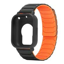 1PC Soft Silicone Magnetic Watch Band With TPU Full Coverage Protective Case Compatible With Watch 5 Active - Watch 5 Active - View 15
