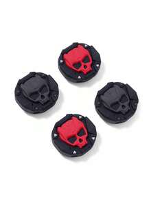 GeekShare 4pcs Skull Design Silicone Thumb Grip Caps, Protective Covers For Nintendo Switch 2/Switch 2 Pro, Gaming Accessories - View 6