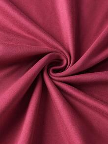 GRDR Men's Solid Color Drawstring Hooded Casual Versatile Tank Top - Burgundy - View 8