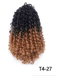 14 Inch Drawstring Wig, Small Curly Ponytail, Circular Hairstyle, African Curly Spring Ponytail, Synthetic Heat-Resistant Fiber Wig Suitable For Daily Wear - Multicolor - View 13