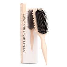 Hair brushes-EU+UK 卷发造型梳，防静电透气梳，干湿两用，按摩头皮，打造卷发造型，增加蓬松度，吹干造型 - 彩色 - 查看 15