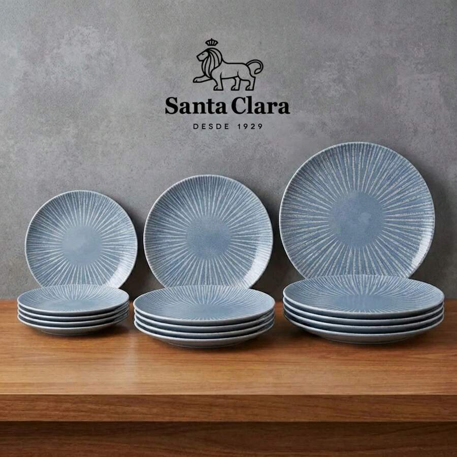 Santa Clara Assiettes - Electra (Bleu) - Voir 1