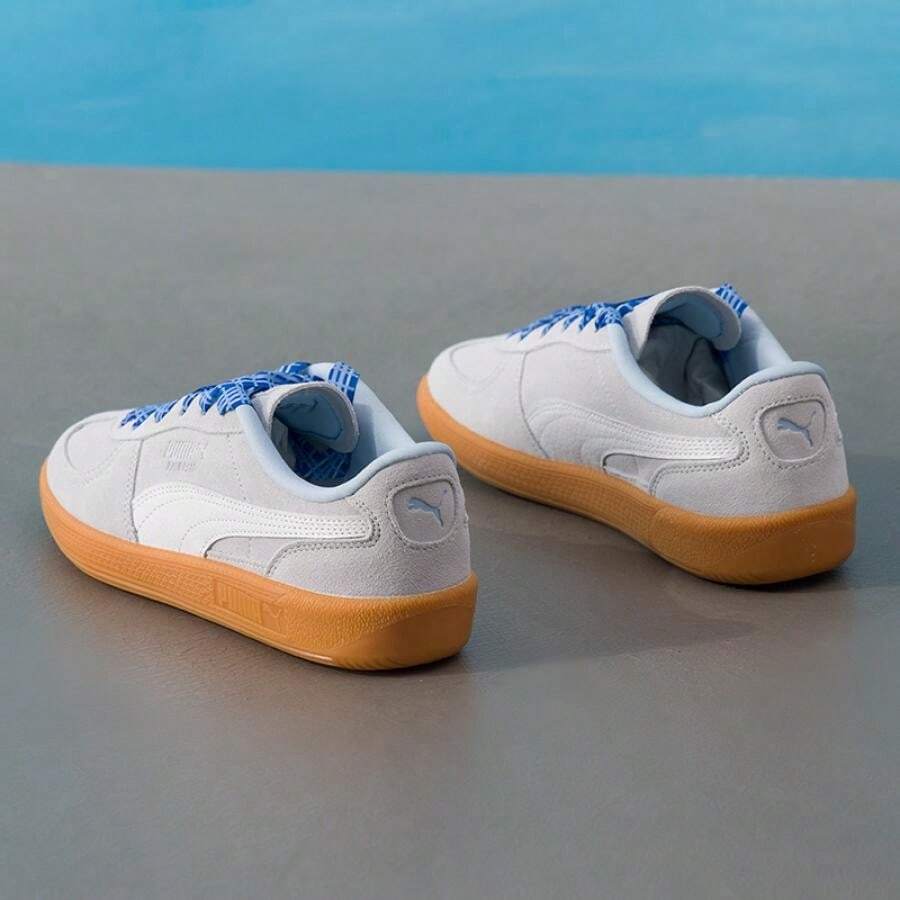 Puma Women's Palermo Laces Wns Comfortable Casual Sneakers, 404361-01 - Silver-gum - View 1