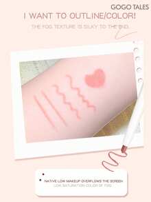 GOGO TALES Lip Liner Pencil, Natural Nude Matte Waterproof Shaping Plumping Lip, Velvet Matte Texture, Precise Outline, Long-Lasting Non-Bleeding Lip Liner, Suitable For Beginners GOGOTALES - G02 TEA POWDER - View 7