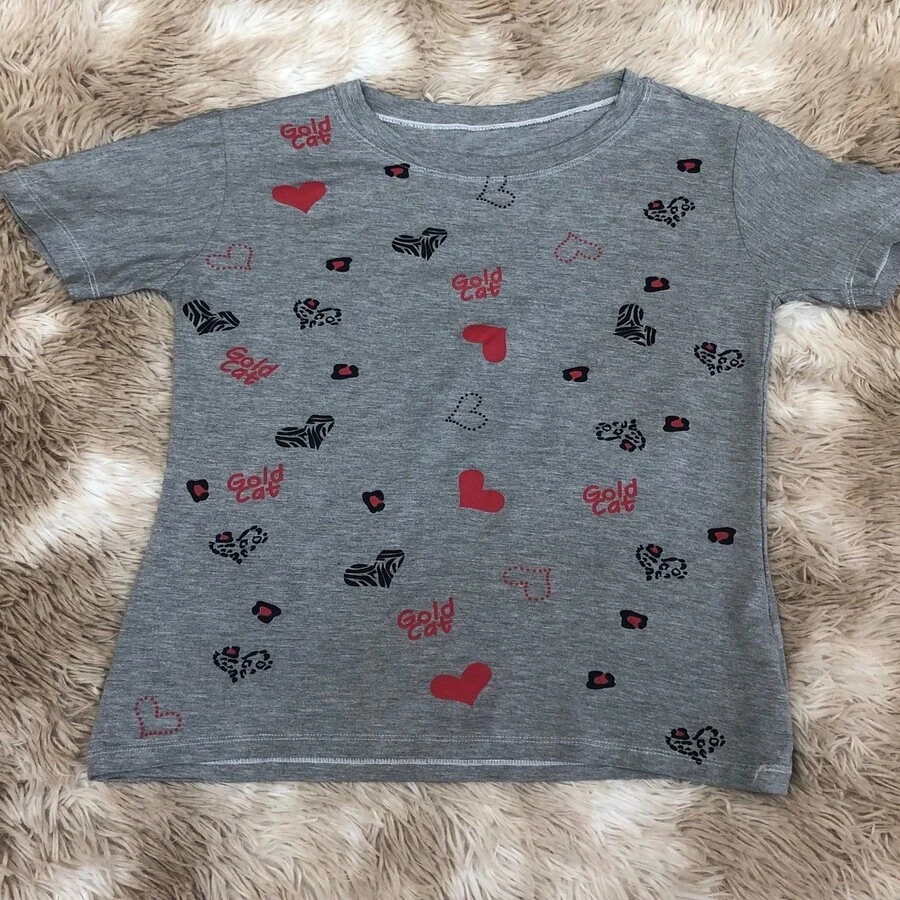 Women's Baby Look Gold Cat New Release - 灰色 - 查看 1