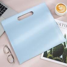 PU Leather Business File Holder A4 Large Capacity Document Bag Slim Luxury Leather Tote Bag Woman Tablet Bag - Multicolor - View 10