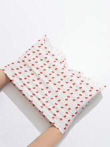 5条装女士无缝纯色及樱桃印花休闲简约运动瑜伽内裤，弹性透气柔软 - 彩色 - 查看 4