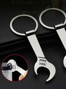 1/2pcs Creative Mini Bottle Opener Keychain, Multi-Functional Keyring, Suitable Gift For Boyfriend - Multicolor - View 5