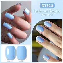 10支装7毫升马卡龙色凝胶指甲油套装，不含HEMA和TPO，半永久性可卸UV凝胶指甲油，持久耐用，DIY美甲设计，适用于各种美甲装饰，夏季美甲套装，家用和沙龙美甲用品。 - 彩色 - 查看 7