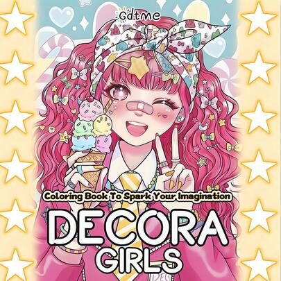 GDTME Desora Girls: Sách tô màu dành cho người lớn và thanh thiếu niên với phong cách táo bạo và đơn giản, món quà hoàn hảo cho Lễ Phục Sinh, Ngày của Mẹ, Ngày của Cha, các lễ hội âm nhạc, mùa cưới và sinh nhật. Những họa tiết đáng yêu giúp giảm căng thẳng, rất phù hợp cho những người bạn thích tô màu và không khí tựu trường (tô màu trong không gian ấm cúng). Quà tặng cho mẹ, K-Pop, trường học, văn phòng phẩm, quà tặng Lễ Phục Sinh, trang trí phòng, đồ dùng học tập, đồ dùng văn phòng, quà tặng, đồ nhét túi quà, đồ chơi, đồ dùng tiệc tốt nghiệp 2026.