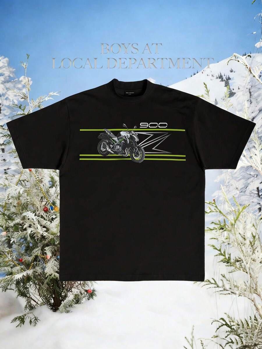 Classic T-Shirt, Z900 01 - Black - View 1