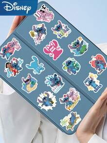 Disney 50pcs Stitch Stickers Cartoon Anime Lilo Pelekai Decals For Laptop Luggage Skateboard Bicycle Phone Guitar Graffiti Aesthetic Stickers Gifts Toys - A - View 9
