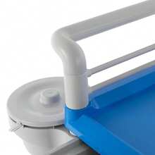 YUNRUX Storage Island & Carts - Blue - View 3