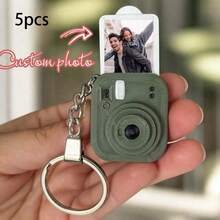Customized Photo Mini Camera Keychain, Personalized Memento With Customizable Photo Insert, Cute Camera Shaped Keyring, Suitable For Couples/Friends Gift, Unique Customizable Daily Carry Accessory,Garden Decor - Multicolor - View 17