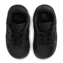 Toddler's Nike Dunk Low Black/Black-Black (FB9107 009) - 黑色 - 查看 5