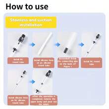 1pc Manual Fish Tank Waste Cleaner: Handheld Siphon-Style Aquarium Gravel Cleaner, Effectively Sucks Up Fish Waste, Helps With Water Changes, Cleaning And Maintaining Water Quality. Suitable For Fish Tank Supplies, Aquarium, Fish Tank, Betta Fish Accessories, Water Filter - View 11