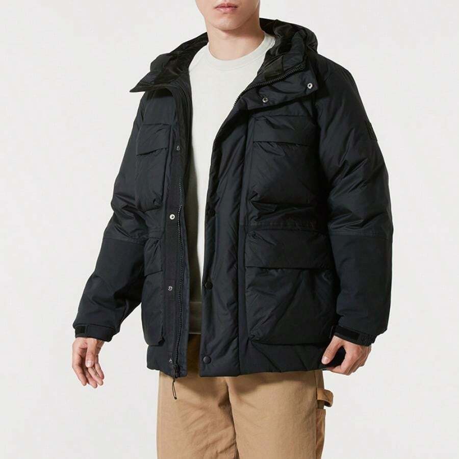 Under Armour Men's Cotton Utility Down Jacket-BLK, Casual Down Jacket 6000986-001 (85% Down, 15% Feather) - Black - View 1