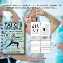 Tai Chi Practice Manual For Seniors And Beginners - Spiral Bound, Includes Progressive Daily Exercises, Gentle Movement Routines Suitable For Fitness, Training, And Practice, Step-By-Step Tai Chi Guide - Multicolor - View 4