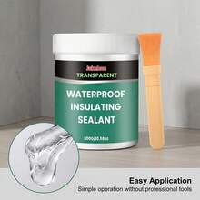 Transparent Waterproof Sealant, Home Wall Tile Crack Filler, Multi-Surface Sealing Anti-Leakage - A - View 10