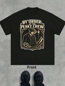 Camisetas para hombres - Negro - Ver 2
