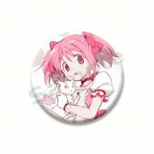 Broches de, figura de Anime Madoka Kaname Homura Akemi, insignia de Cosplay, mochila, alfileres de botón para ropa, regalos UZHA - estilo-27 - Ver 17
