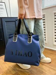 Men's Large Capacity Travel Bag, New Korean Version Handbag, Shoulder Bag, Commuter Briefcase, Casual Tote Bag - Multicolor - View 6