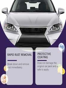 rayhong 汽车铁粉除锈剂，汽车漆面去污剂，除锈抛光清洁剂，快速与锈蚀反应，有效去除锈层，恢复汽车表面平整度。 - 液體 - 查看 6