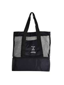 Waterproof Lunch Bag, Swimming Bag, Travel Storage Beach Bag, Insulated Double-Layer Picnic Cooler Bag - Multicolor - View 4