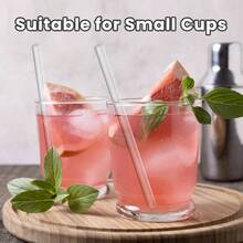 18PCS Plastic Straws Fit IceFlow Tumbler 20oz, Reusable Straws Flow Cup With 2 Brushes, Durable Hot/Cold Drinks, - Friendly, BPA - - 20 Oz - View 9