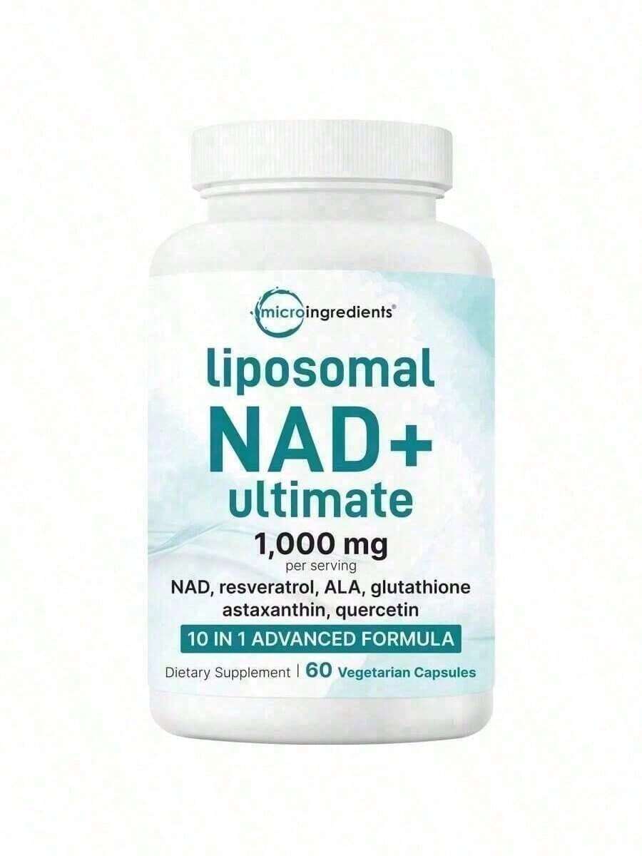 Selling Fast!Liposomal NAD+ Ultimate 1,000mg |     10-In-1 With Resveratrol, ALA, Glutathione, Astaxanthin, & Quercetin |     NAD Supplement For Women & Men |     Anti-Aging, Energy, & Brain Support. Women's Health. - 1 件商品 - 查看 1