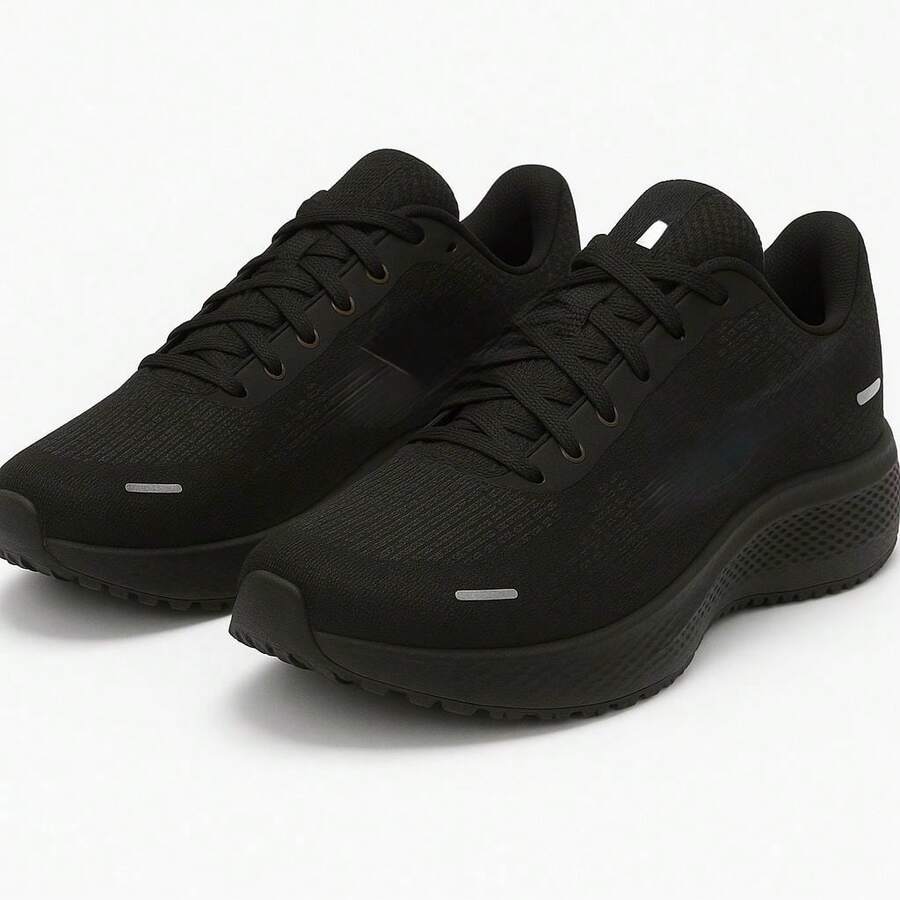 NK Zoom Men's And Women's Tennis Shoes - Gym, Casual, Walking, Running, Lightweight, Comfortable - Super . - 變焦黑色 黑色 - 查看 1