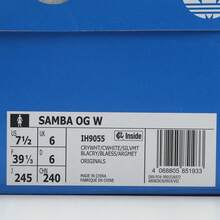 Adidas Originals Unisex SAMBA OG W Casual Sports Shoes, Low-Top IH9055 - Silver - View 6