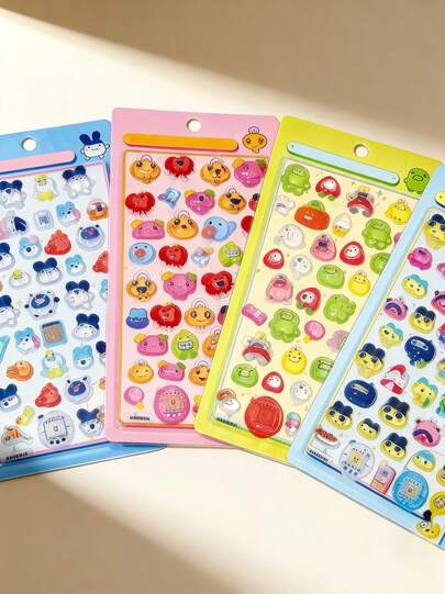 POKOJA LAND 1 Set Of 3D Stickers, Self-Adhesive Stickers, Suitable For Decorating Diaries, Phone Cases, And Student Notebooks, Great For DIY, Ideal For Teenagers, Perfect Gift For Ramadan, Back To School, Valentine's Day, And Friends/Girlfriends