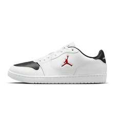 Nike Men's FLIGHT COURT Casual Sneakers Low-Top Sports Shoes - Black and White - View 2