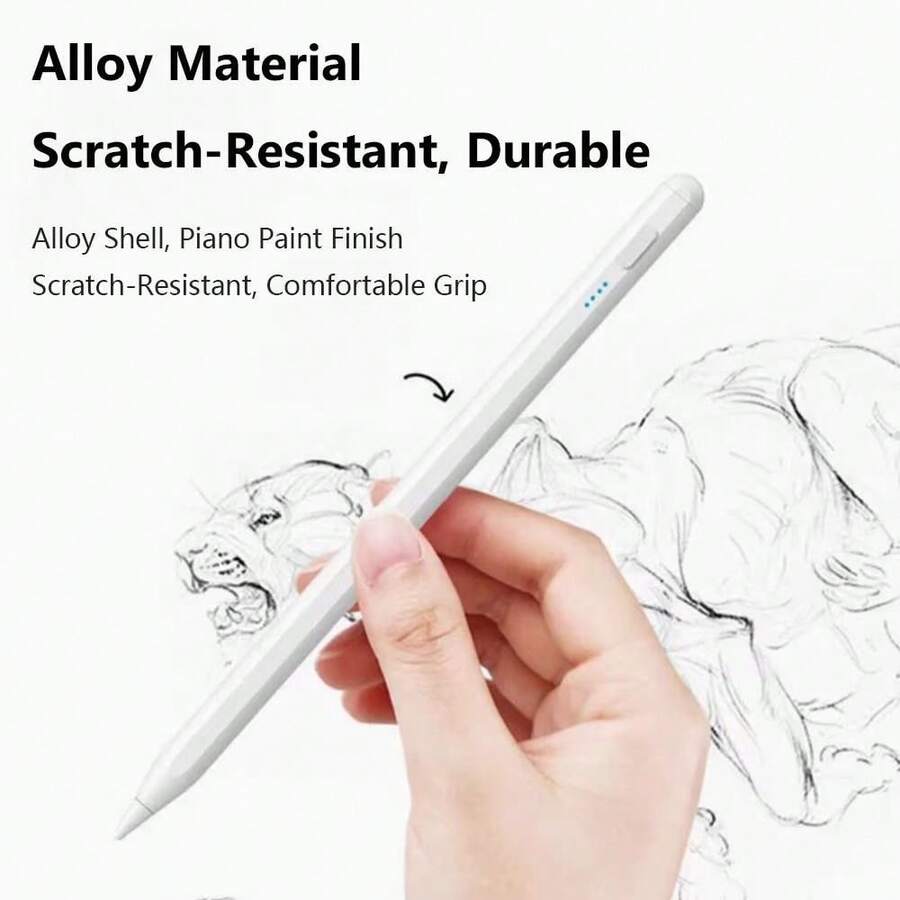 White Alloy Stylus Pen New Universal Stylus Pen For Tablet Touch Pen Compatible With Apple Pencil Mobile Phone Compatible With Huawei Sam Sun G Phone Xi A Om I Spring Gift