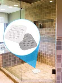 1/2 Pcs Silicone Sink Strainer, Sink Filter, Kitchen And Bathroom Accessories, Prevents Clogging And Odors, Suitable For Bathroom, Bathtub, And Kitchen Sinks, Bathroom Tools - Multicolor - View 5