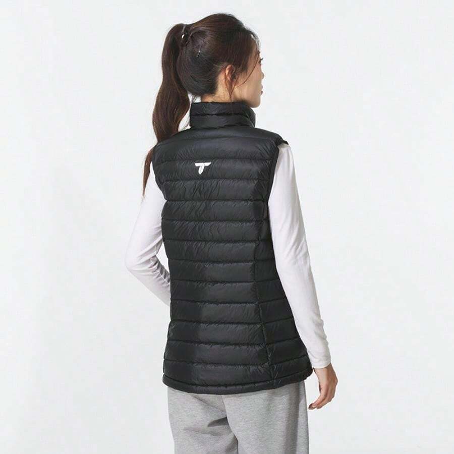 Columbia Women's Cotton Arctic Crest Down Vest W-Black, Comfortable And Warm Down Vest (90% Down, 10% Feather) - Black - View 1