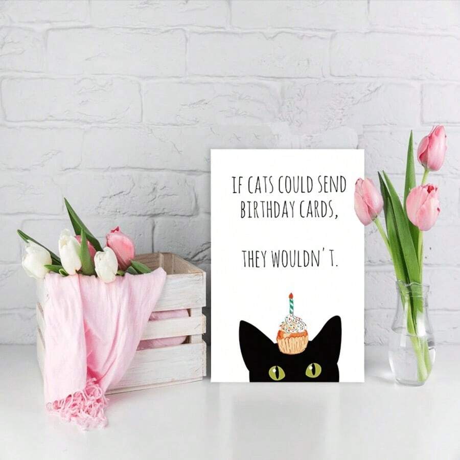 1pc Humorous & Cute Birthday Greeting Card - Sets - View 1