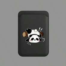 一套熊猫翻跟头磁性卡套和可爱腊肠犬皮革卡包，兼容苹果磁性卡套、手机壳、门禁卡、餐卡等 - 彩色 - 查看 5