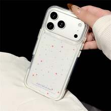 1pc Transparent Starry Sky Phone Case - Shockproof Cover, Minimalist Celestial Aesthetic Compatible With IPhone17/17Air/17PRO/17PROMAX/16/7/8/11/12/13/14/15/X/XR/Xs/Plus/Pro/Pro Max/SE2 - Multicolor - View 3