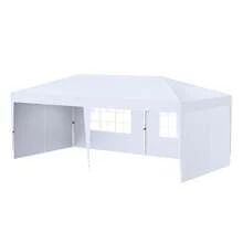 Canopies, Gazebos, Pergolas & Accessories - White - View 3