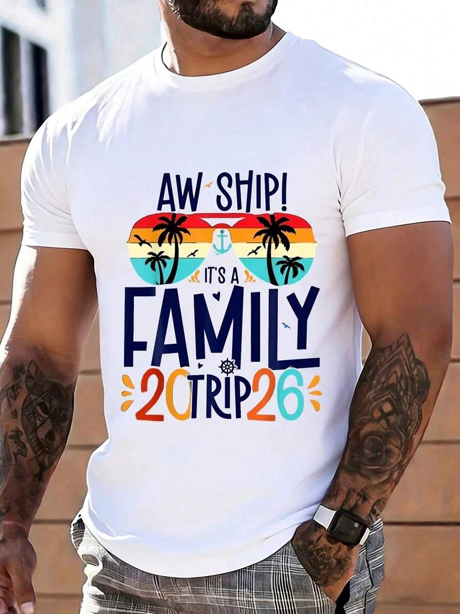 Aw Ship Its A Family Trip 2026 Summer Vacation Cruise Shirt For Men ...