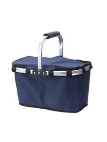 Bolsa aislada portátil para exteriores, de gran capacidad, de material grueso, impermeable, resistente a la suciedad y al desgaste, adecuada para camping, conducción, senderismo y otras actividades al aire libre. Plegable y compacta, esencial para viajes al aire libre. Ligera y resistente a los desgarros. - color sólido - Ver 12