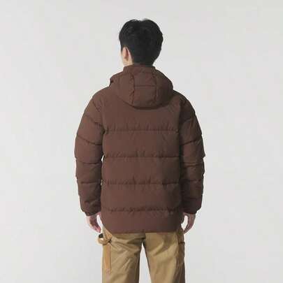 Columbia Men's Cotton Wallowa™ Down Hooded Jacket, Casual & Comfortable Down Jacket, WE9054256 (80% Down, 20% Feather)